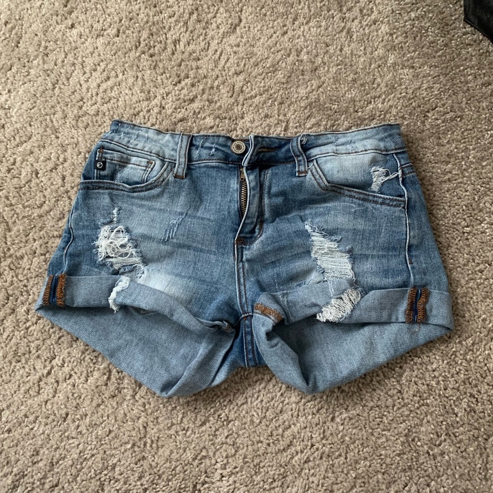 KenChen ripped jeans shorts